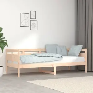 vidaXL Lit de jour bois de pin massif 80x200 cm pas cher