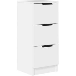 vidaXL Buffet Blanc 30x30x70 cm Bois d'ingénierie pas cher
