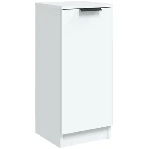 vidaXL Buffet Blanc 30x30x70 cm Bois d'ingénierie pas cher