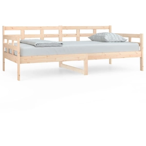 vidaXL Lit de jour Bois massif de pin 90x190 cm pas cher
