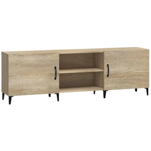 vidaXL Meuble TV chêne sonoma 150x30x50 cm bois d'ingénierie pas cher