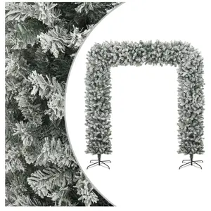 vidaXL vidaXL Arche de sapin de Noel Ã  flocons de neige 240 cmVendu parvidaxl-be