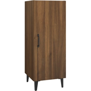 vidaXL Buffet Chêne marron 34,5x34x90 cm Bois d'ingénierie pas cher