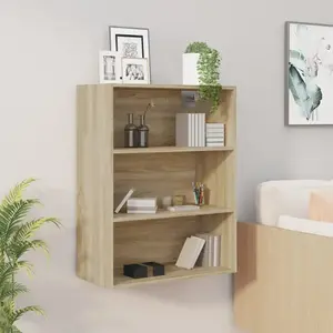 vidaXL Armoire murale suspendue Chêne sonoma 69,5x32,5x90 cm