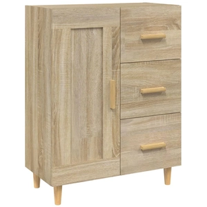 vidaXL Buffet Chêne sonoma 69,5x34x90 cm Bois d'ingénierie pas cher
