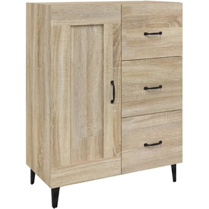 vidaXL Buffet Chêne sonoma 69,5x34x90 cm Bois d'ingénierie pas cher