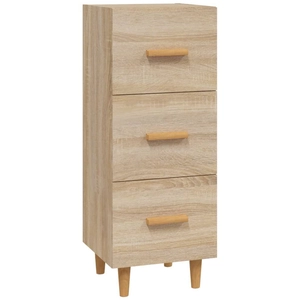 vidaXL Buffet Chêne sonoma 34,5x34x90 cm Bois d'ingénierie pas cher