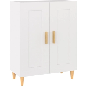 vidaXL Buffet Blanc 69,5x34x90 cm Bois d'ingénierie pas cher