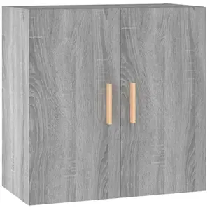 vidaXL Armoire murale Sonoma gris 60x30x60 cm Bois d'ingénierie pas cher