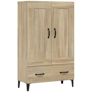 vidaXL Buffet haut Chêne sonoma 70x31x115 cm Bois d'ingénierie