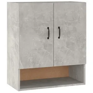 Comparateur de prix : vidaXL Armoire murale Gris béton 60x31x70 cm Bois d'ingénierie