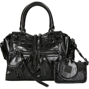 Sac porte travers Steve Madden Ref 61003 Noir 18*25*11 cm pas cher