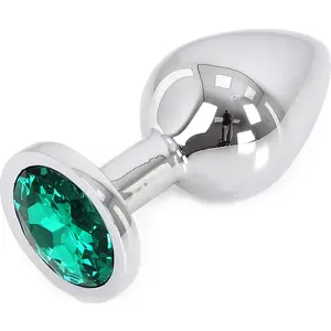Comparateur de prix : Perfect Lover - Buttplug Aluminium - Groen Sierkristal - Maat M