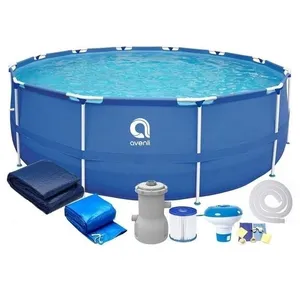 Piscine hors-sol - Marque - 305x76 cm - Filtres et pompe - Couverture ...
