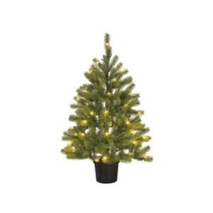 Black Box Trees Nagoya Kunstkerstboom in Pot met LED Verlichting - H90 x Ø55 cm - Groen pas cher