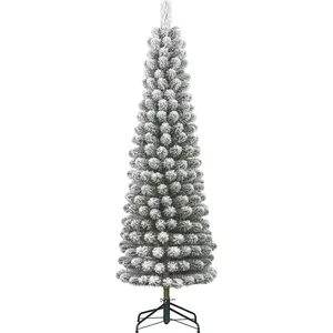 Black Box Trees Charlton Smalle Kunstkerstboom - H215 x Ø56 cm - Groen pas cher
