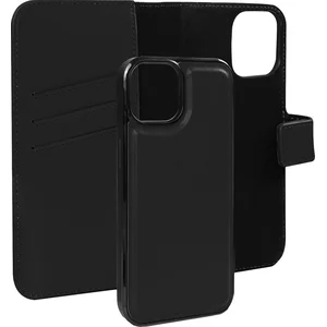 Caseuals 2-in-1 Echt Lederen Portemonnee/Boekhoesje met MagSafe - Krachtige magneetsluiting - geschikt voor MagSafe Apple iPhone 14 - Zwart pas cher