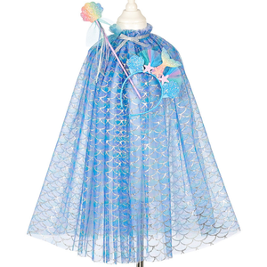 Souza For Kids Ensemble cape sirène + diadème + baguette Marlya (5-7 ans) pas cher