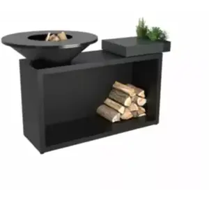 Brasero OFYR Island Black85 Ceramic Dark Grey OI3B85C pas cher