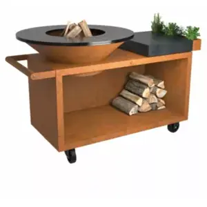 Brasero OFYR Island Corten 100 PRO Ceramic OI4C100CVendu parbol