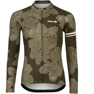 Agu Maillot à Manches Longues Striped Flower Essential pas cher