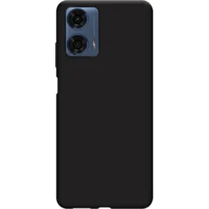 Just in Case Soft Design Moto G04/G04S/G24/G24 Power Back Cover Noir pas cher