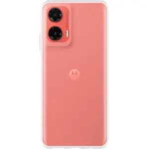 Just in Case Soft Design Motorola Moto G35 Back Cover Transparent pas cher