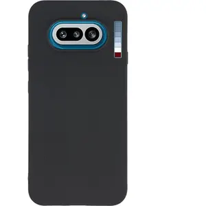 Just in Case hoesje geschikt voor Nothing Phone (4a) Hoesje Siliconen - Flexibele Case - Zwart pas cher