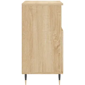 vidaXL Buffets 3 pcs Chêne sonoma Bois d'ingénierie pas cher