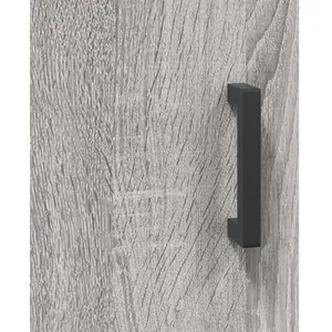 vidaXL Buffet haut Sonoma gris 69,5x34x180 cm Bois d'ingénierie