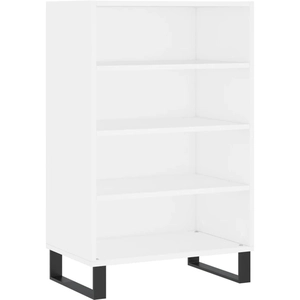 vidaXL Buffet haut blanc 57x35x90 cm bois d'ingénierie pas cher