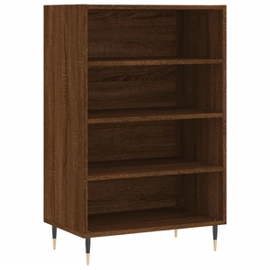 vidaXL Buffet haut chêne marron 57x35x90 cm bois d'ingénierie pas cher