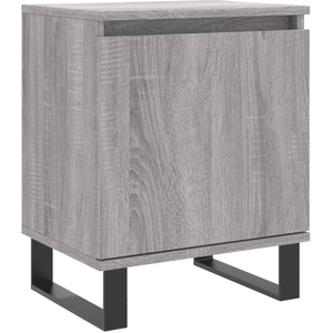 vidaXL Tables de chevet 2 pcs sonoma gris 40x30x50cm bois d'ingénierie pas cher