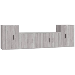 Comparateur de prix : vidaXL Ensemble de meubles TV 4 pcs Sonoma gris Bois d'ingénierie
