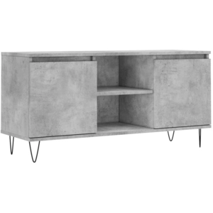 Comparateur de prix : vidaXL Meuble TV gris béton 104x35x50 cm bois d'ingénierie