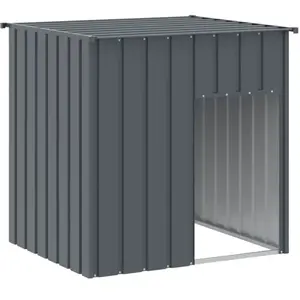 Comparateur de prix : vidaXL Niche pour chien avec toit anthracite acier galvanisé