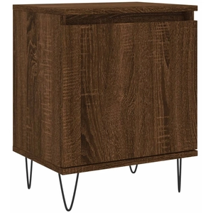 vidaXL Table de chevet chêne marron 40x30x50 cm bois d'ingénierie pas cher