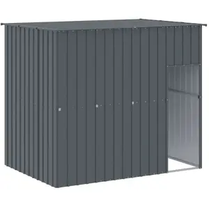 Comparateur de prix : vidaXL Niche pour chien avec toit anthracite acier galvanisé