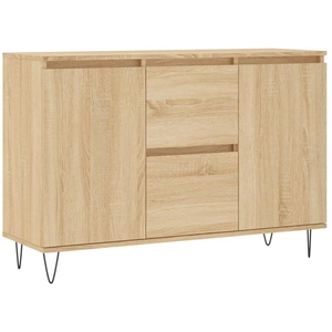 Comparateur de prix : vidaXL Buffet chêne sonoma 104x35x70 cm bois d'ingénierie