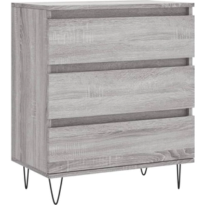 vidaXL Buffet Sonoma gris 60x35x70 cm Bois d'ingénierie pas cher