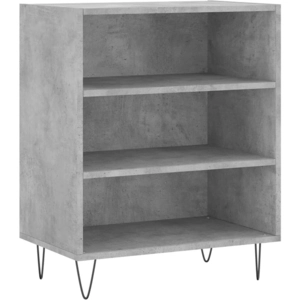 vidaXL Buffet gris béton 57x35x70 cm bois d'ingénierie