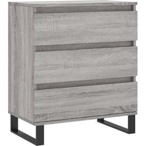 vidaXL Buffet Sonoma gris 60x35x70 cm Bois d'ingénierie pas cher