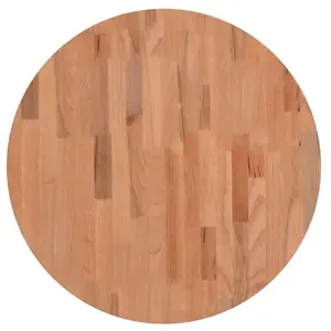 vidaXL Dessus de table Ø60x4 cm rond bois massif de hêtre pas cher