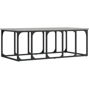vidaXL Table basse sonoma gris 100x50x35,5 cm bois d'ingénierie pas cher