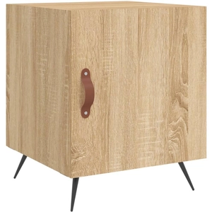 vidaXL Table de chevet chêne sonoma 40x40x50 cm bois d ingénierie pas cher