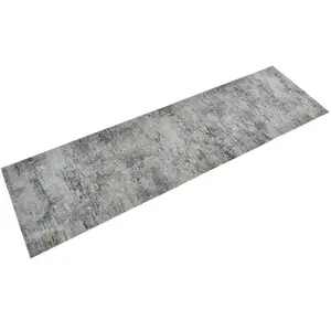 Comparateur de prix : vidaXL Tapis de cuisine lavable impression béton 45x150 cm velours