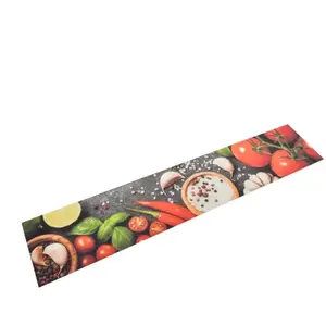 Comparateur de prix : vidaXL Tapis de cuisine lavable impression légumes 60x300 cm velours
