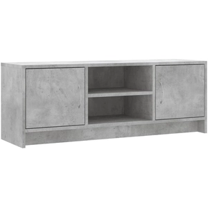 Comparateur de prix : vidaXL Meuble TV gris béton 102x30x37,5 cm bois d'ingénierie