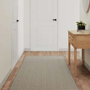 vidaXL Tapis de couloir aspect sisal taupe 80x400 cm pas cher