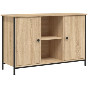 vidaXL Meuble TV chêne sonoma 100x35x65 cm bois d'ingénierie 832779 pas cher